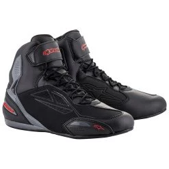Alpinestars Faster-3 Drystar Shoes WP - Black Grey Red