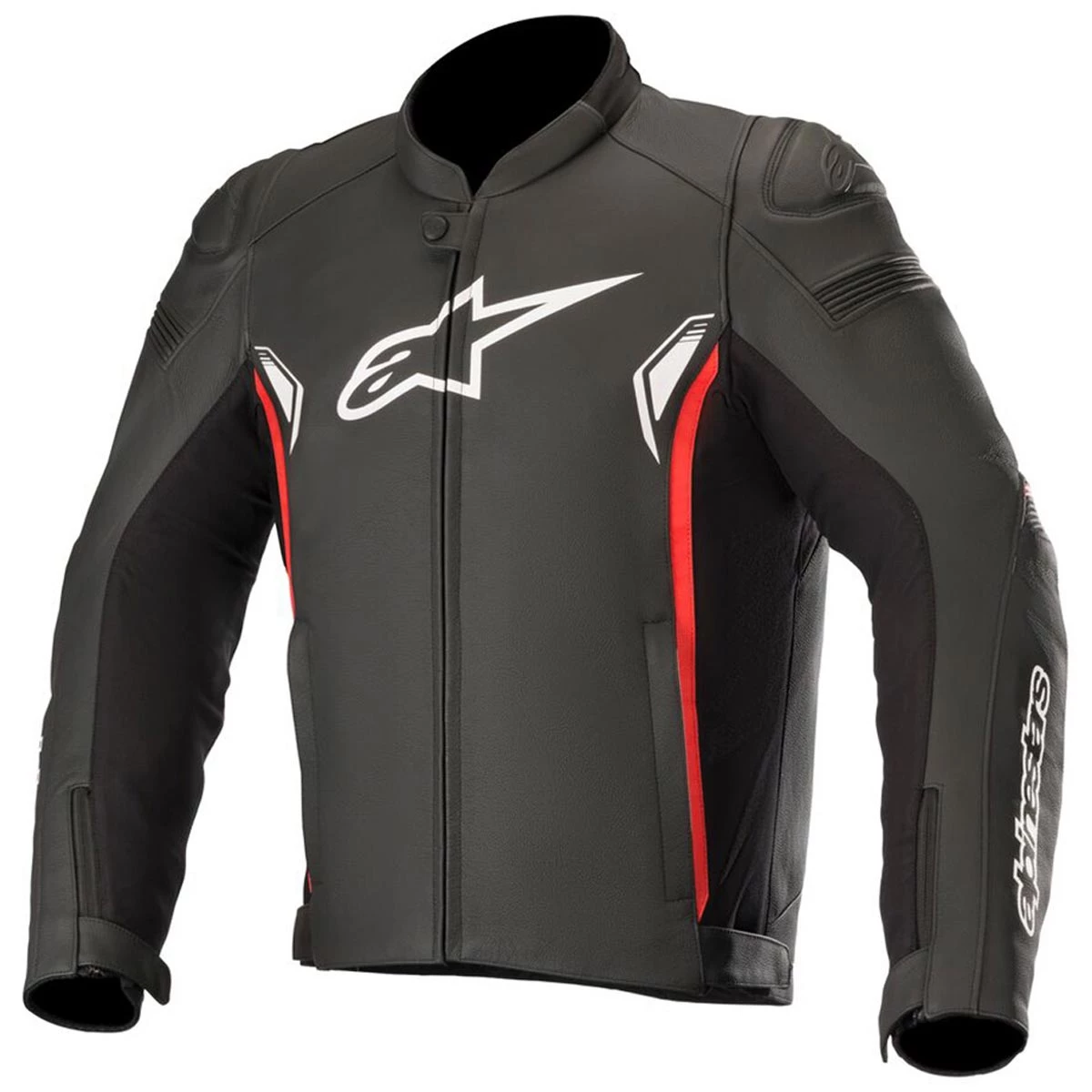 Alpinestars SP-1 V2 Leather Jacket - Black Red 3 Alpinestars SP-1 V2 Leather Jacket - Black Red