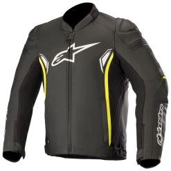 Alpinestars SP-1 V2 Leather Jacket - Black Yellow