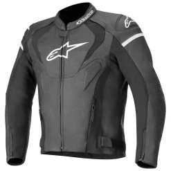 Alpinestars Jaws V3 Leather Jacket - Black