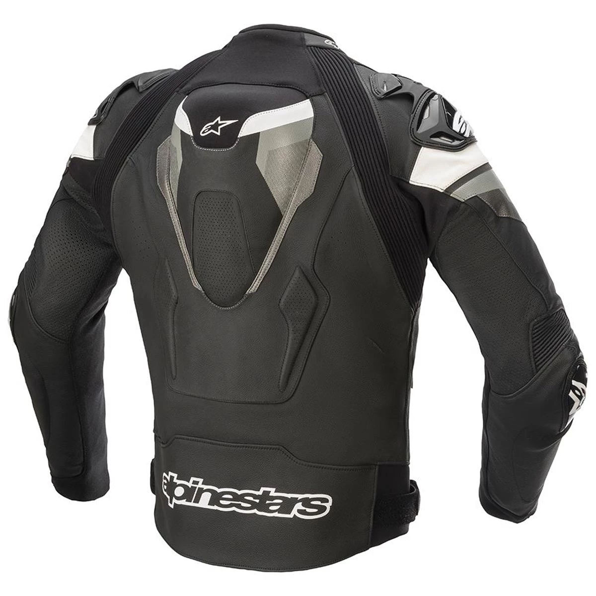 Alpinestars Atem Leather Jacket V4 - Black Grey White 4 Alpinestars Atem Leather Jacket V4 - Black Grey White - Image 2