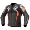 Alpinestars Atem Leather Jacket V4 - Black Grey Red
