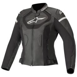 Alpinestars Jaws V3 Leather Jacket Ladies - Black