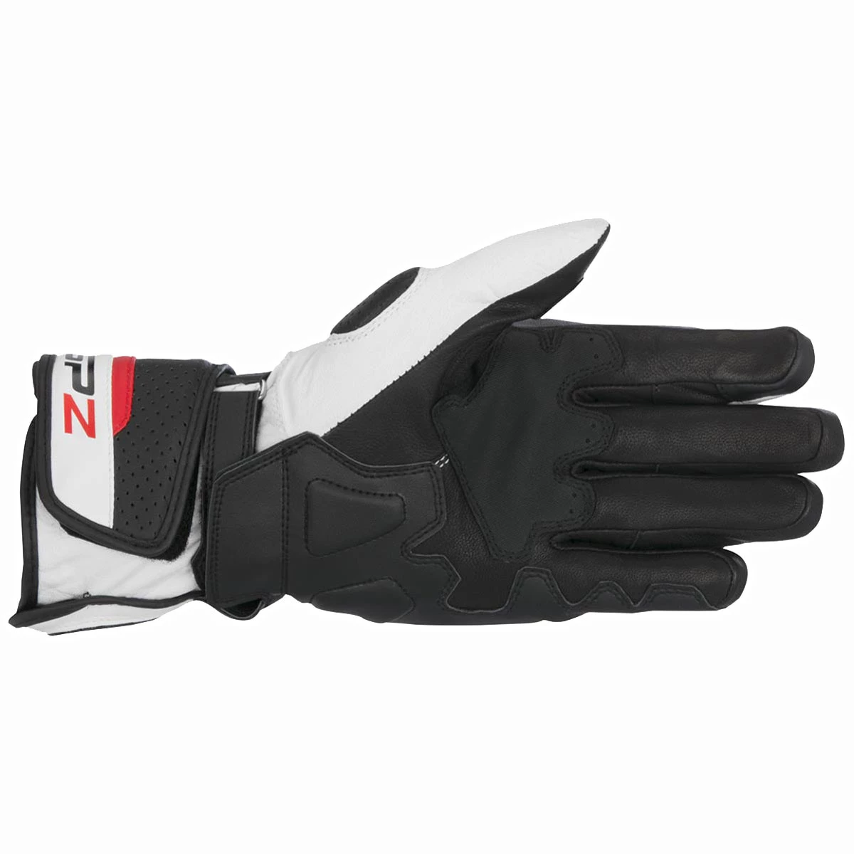 Alpinestars SP Z Drystar Gloves WP - Black White Red 4 Alpinestars SP Z Drystar Gloves WP - Black White Red - Image 2