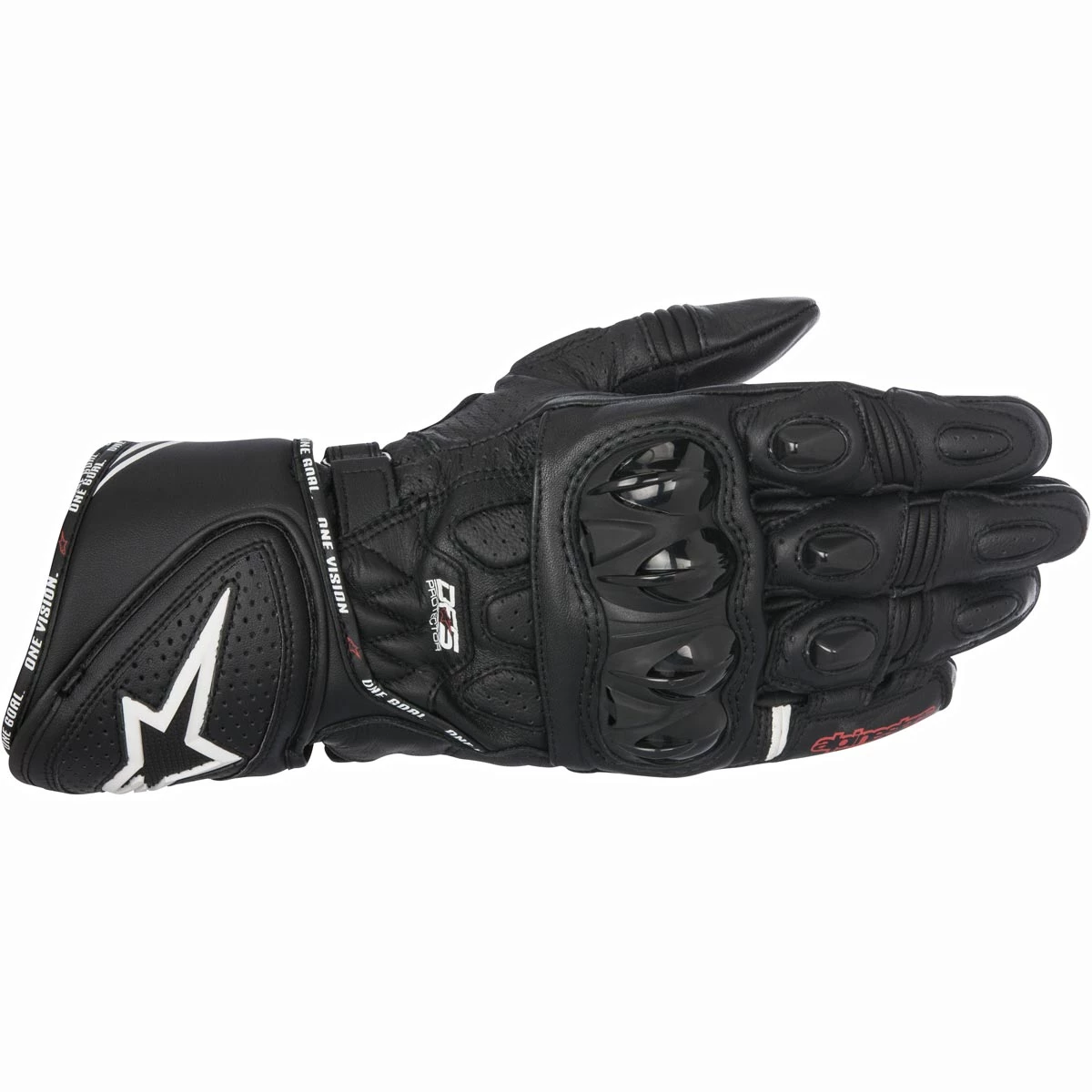Alpinestars GP Plus R Gloves - Black White 3 Alpinestars GP Plus R Gloves - Black White