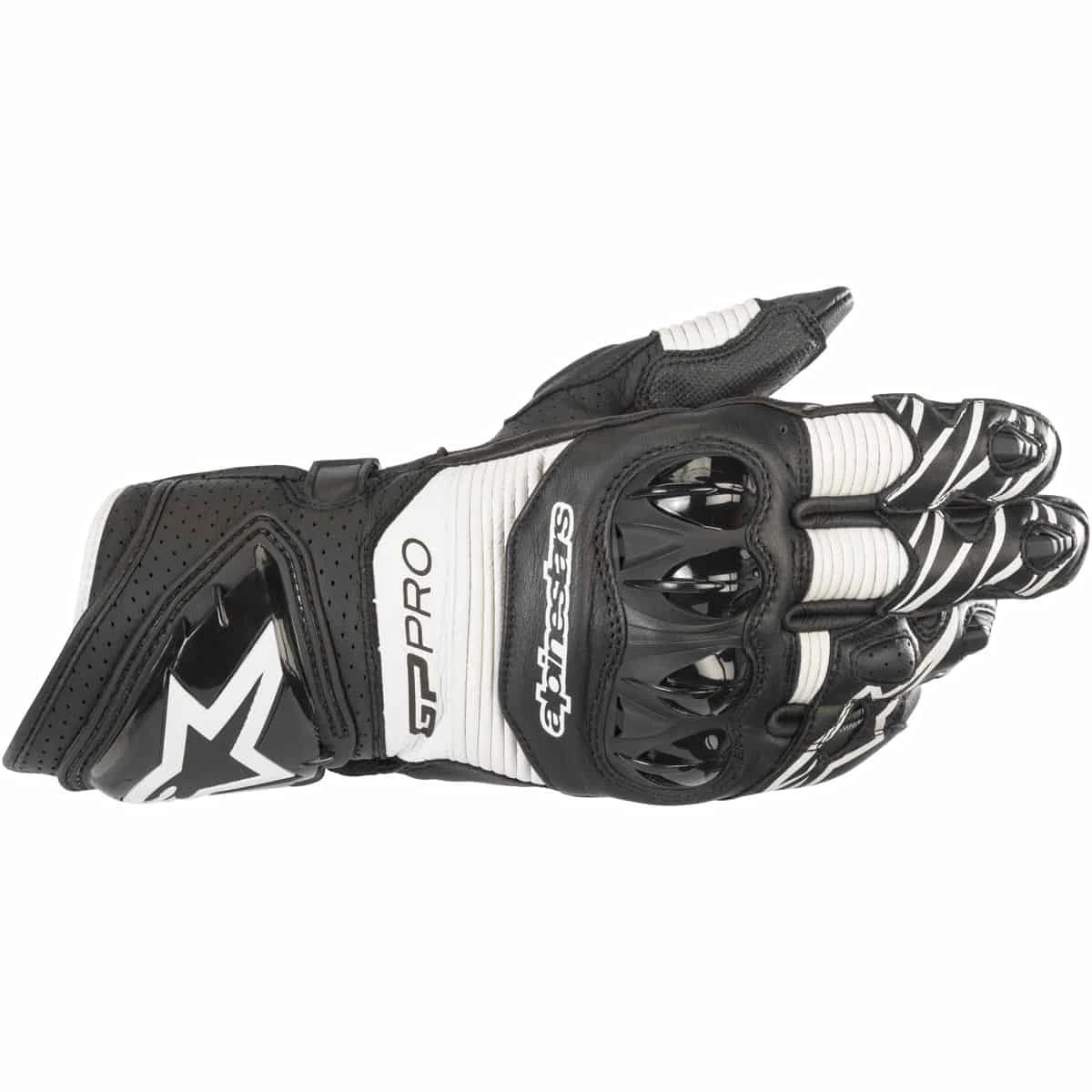 Alpinestars GP Pro R3 Gloves - Black White 3 Alpinestars GP Pro R3 Gloves - Black White