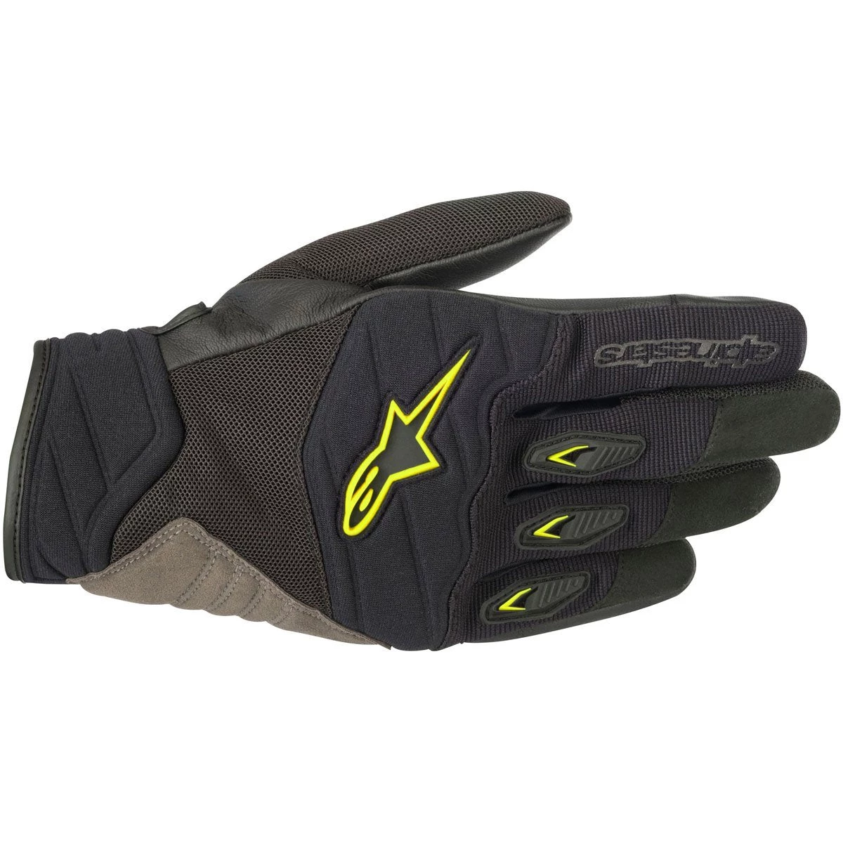 Alpinestars Shore Gloves - Black Yellow 3 Alpinestars Shore Gloves - Black Yellow