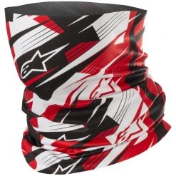 Alpinestars Blurred Neck Tube - Black White Red