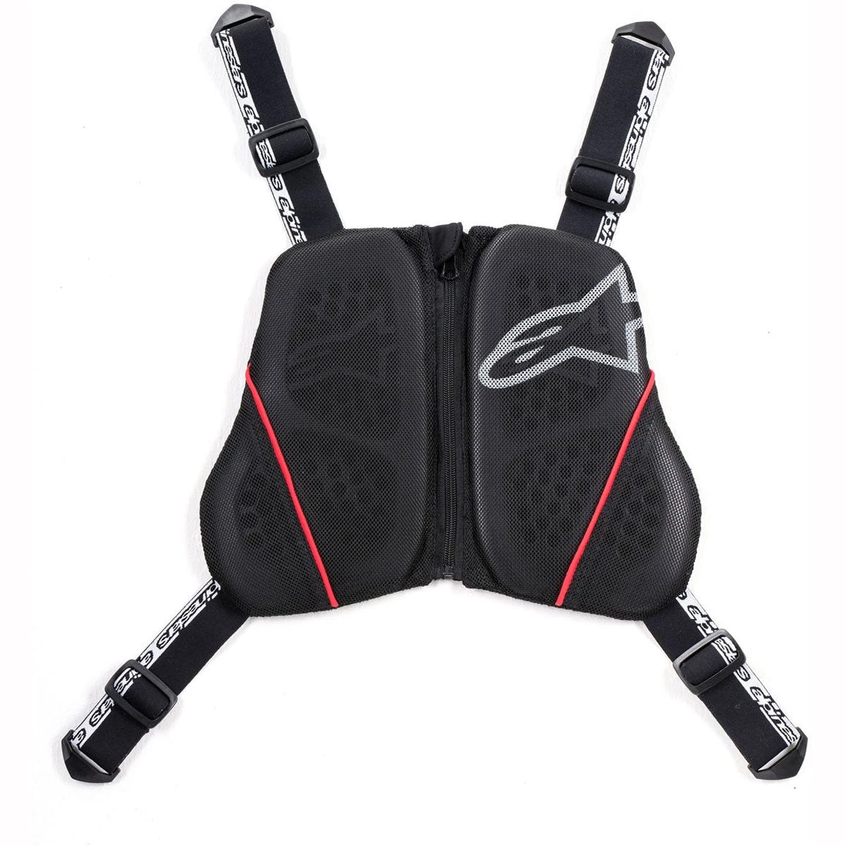 Alpinestars Nucleon KR-C Chest Protector - Black White Red 3 Alpinestars Nucleon KR-C Chest Protector - Black White Red