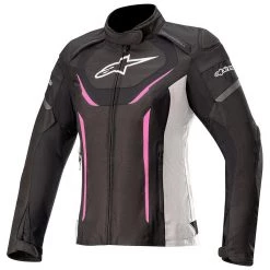 Alpinestars Stella T-Jaws Jacket V3 WP - Black White Fuchsia