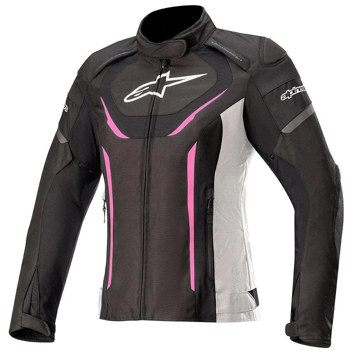 Alpinestars Stella T-Jaws Jacket V3 WP - Black White Fuchsia 3 Alpinestars Stella T-Jaws Jacket V3 WP - Black White Fuchsia