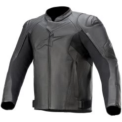 Alpinestars Faster V2 Leather Jacket - Black