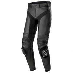 Alpinestars Missile V3 Leather Trousers Long Leg - Black Black