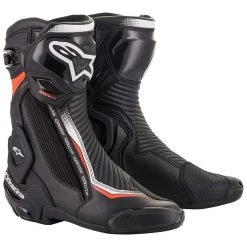 Alpinestars SMX Plus V2 Boots - Black White Red