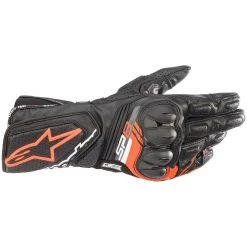 Alpinestars SP-8 V3 Gloves - Black Red Fluo