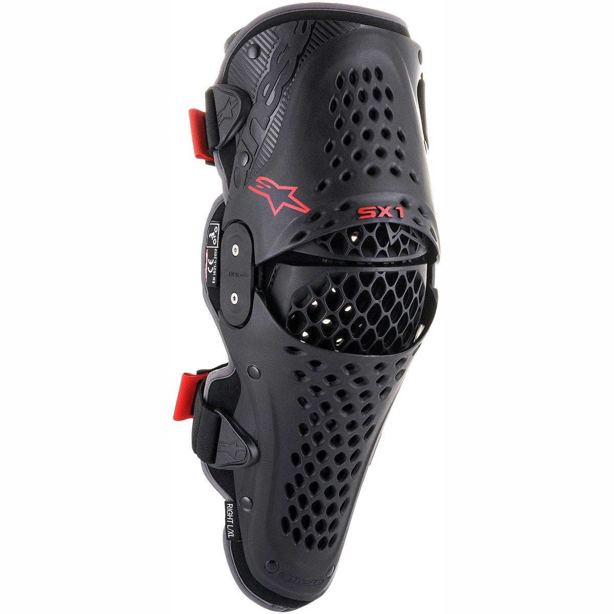 Alpinestars SX-1 V2 Knee Protector - Black 3 Alpinestars SX-1 V2 Knee Protector - Black