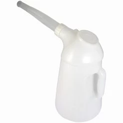 Bike It Flexi-Spout Fuel Jug With Lid 5 Litres - Clear