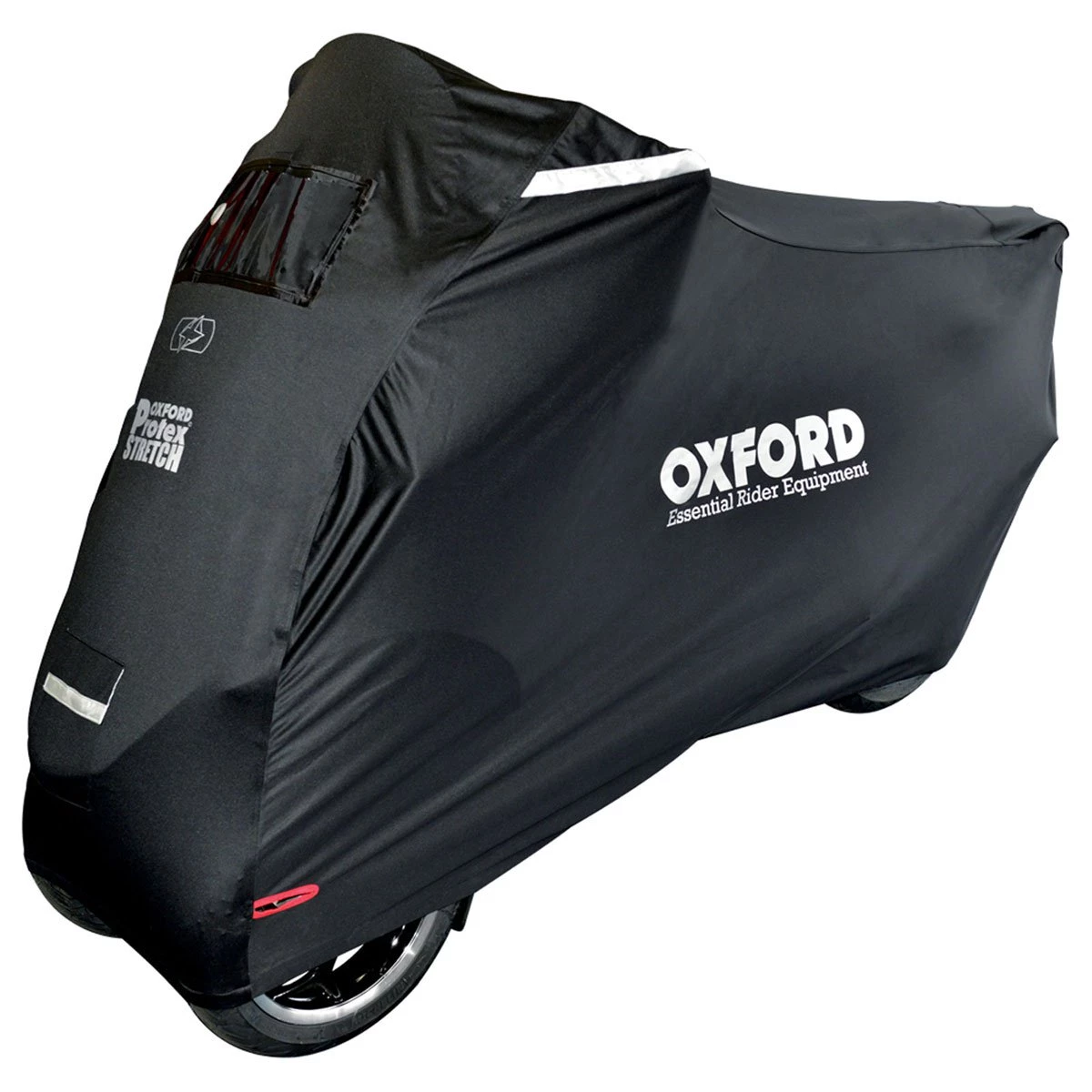 Oxford Protex Stretch Motorcycle Cover for Three Wheel Bikes - Black 3 Oxford Protex Stretch Motorcycle Cover for Three Wheel Bikes - Black