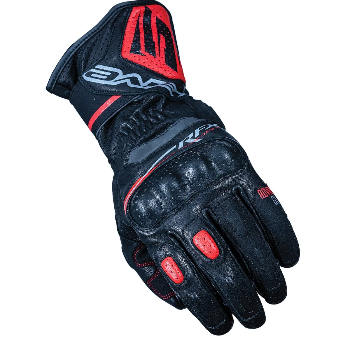 Five RFX Sports Gloves - Black Red 3 Five RFX Sports Gloves - Black Red