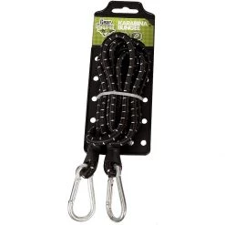 Gear Gremlin Bungee Strap + Carabiner - Black