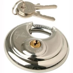 Gear Gremlin Round Hornet Padlock - Silver