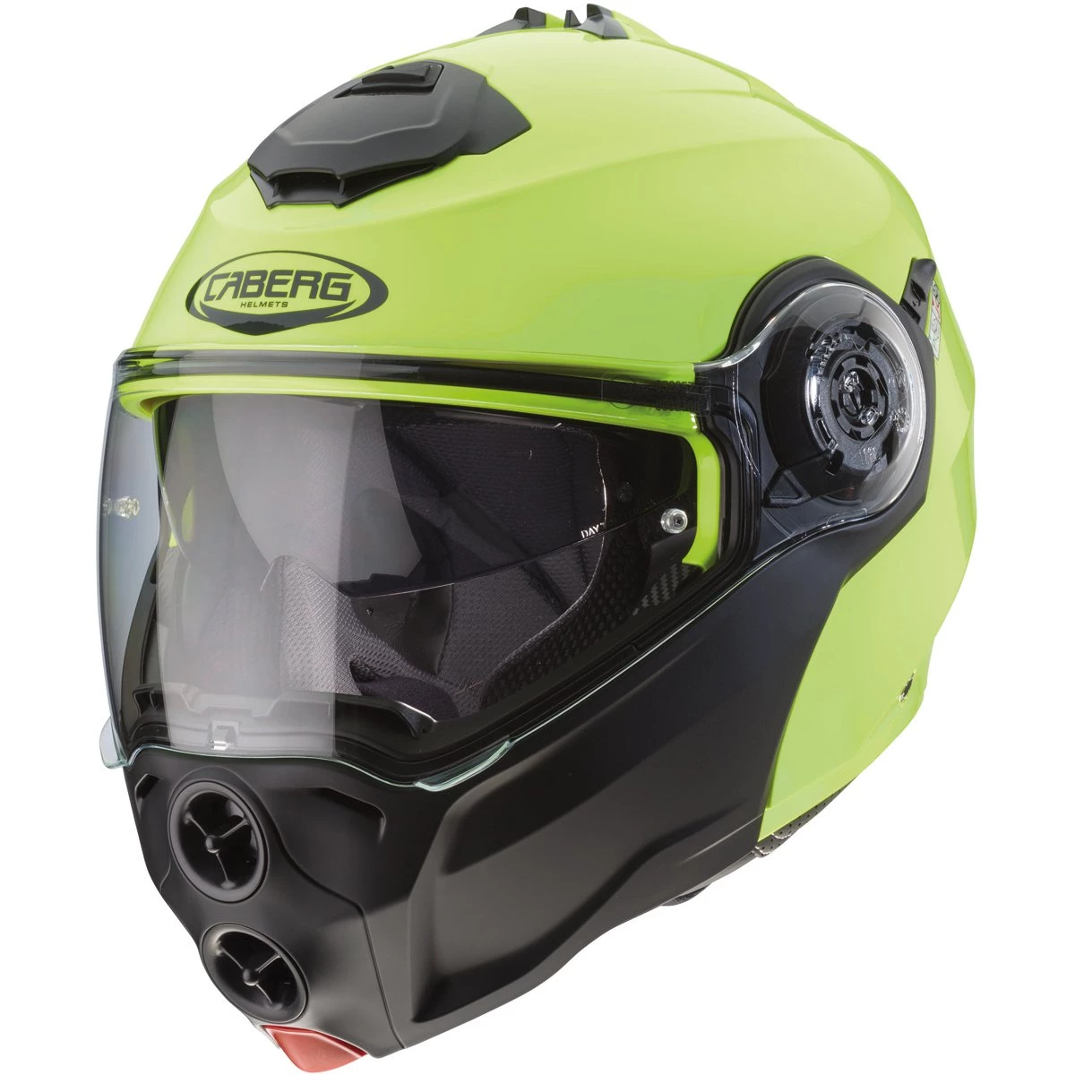 Caberg Droid Hi-Viz Helmet - Yellow Black 3 Caberg Droid Hi-Viz Helmet - Yellow Black
