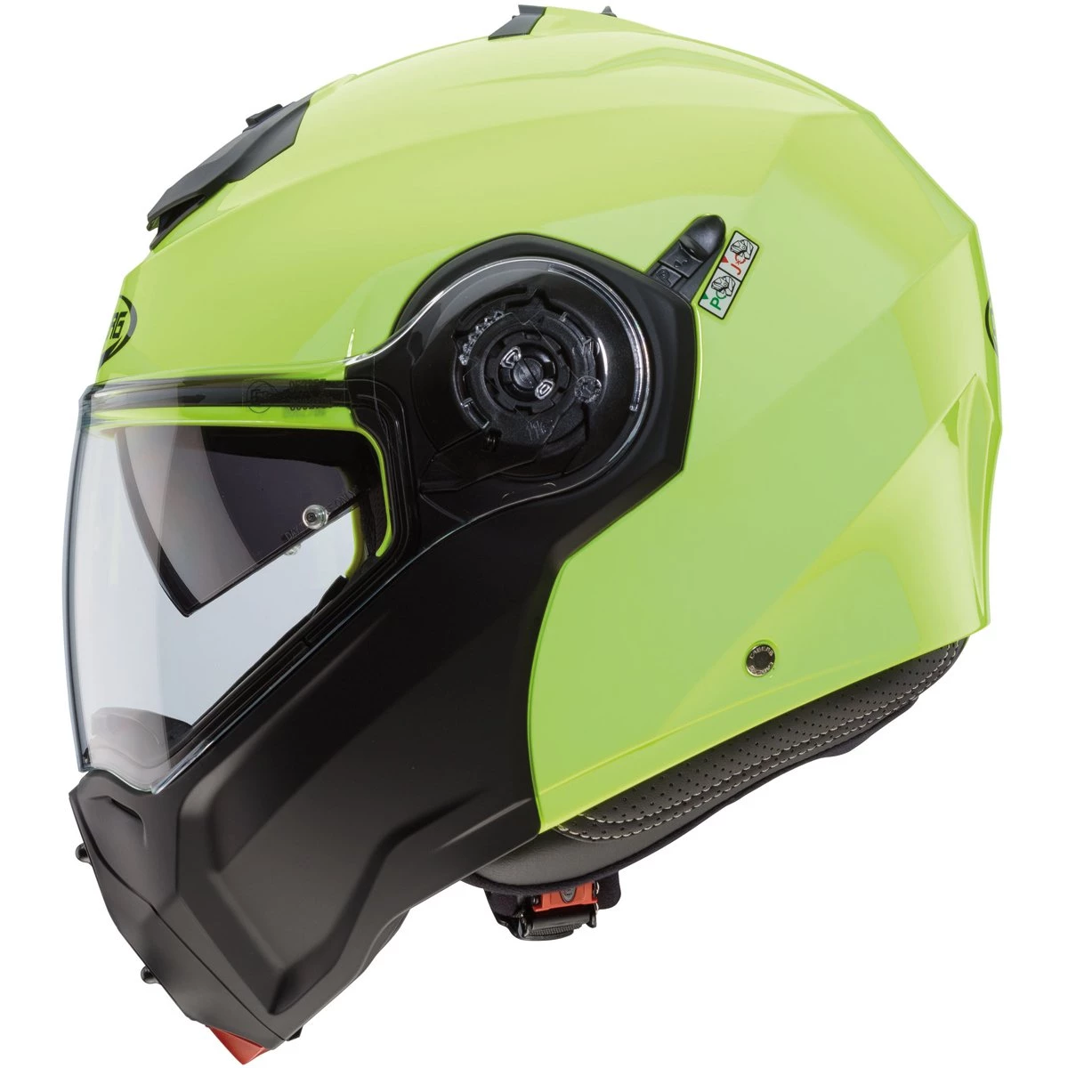 Caberg Droid Hi-Viz Helmet - Yellow Black 5 Caberg Droid Hi-Viz Helmet - Yellow Black - Image 3