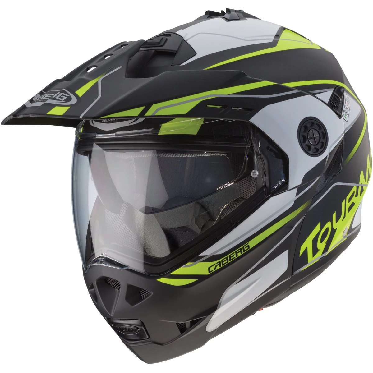 Caberg Tourmax Marathon Helmet - Black Yellow Anthracite 3 Caberg Tourmax Marathon Helmet - Black Yellow Anthracite