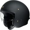 Shoei J-O Open Face Helmet - Matt Black