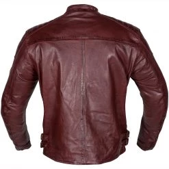 Spada Redux Leather Jacket - Burgundy -Hot Sale getgeared Shop fx0601543d main spada redux leather jacket burgundy 3