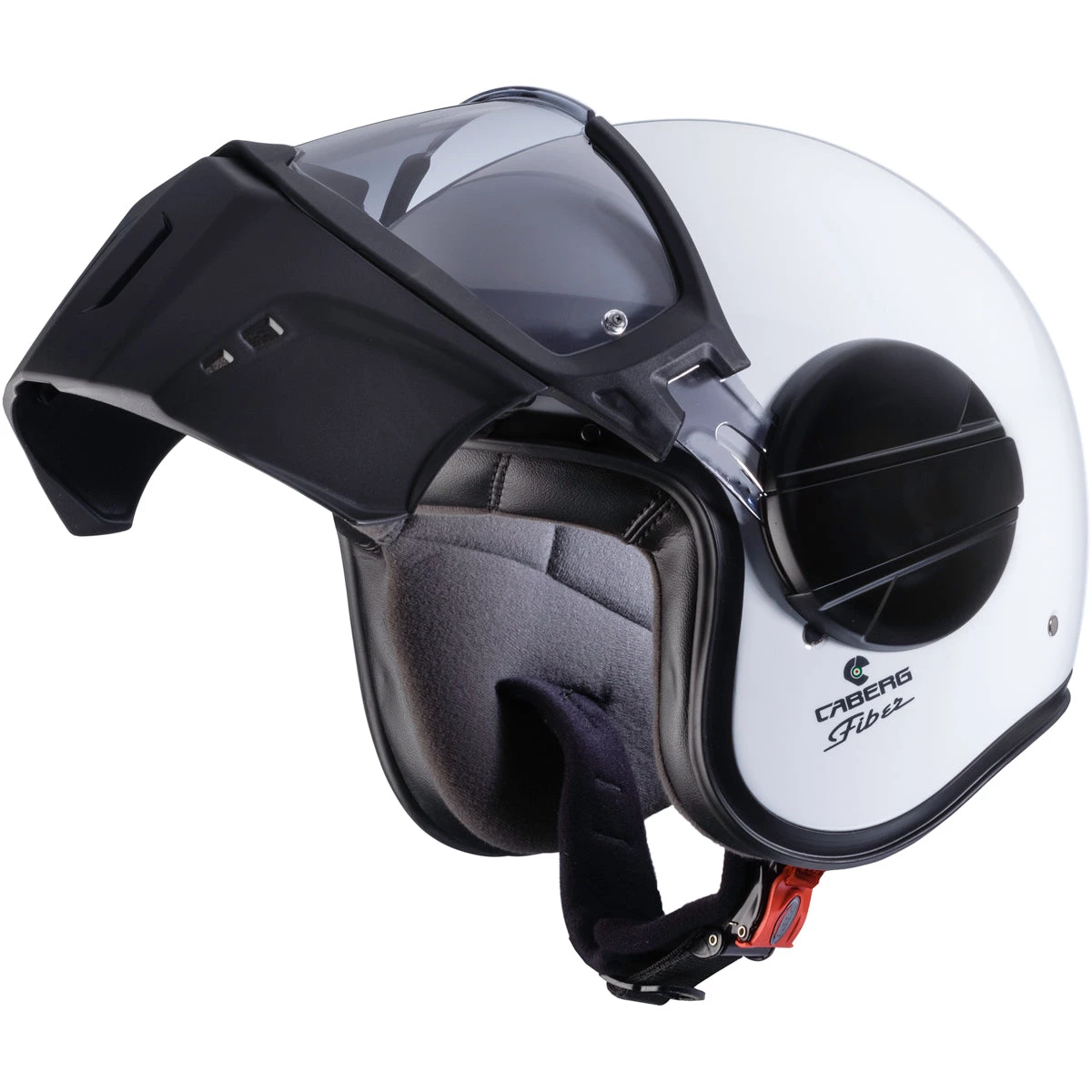 Caberg Ghost Helmet - White 4 Caberg Ghost Helmet - White - Image 2
