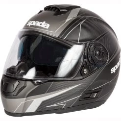Spada SP16 Linear Helmet - Black Silver