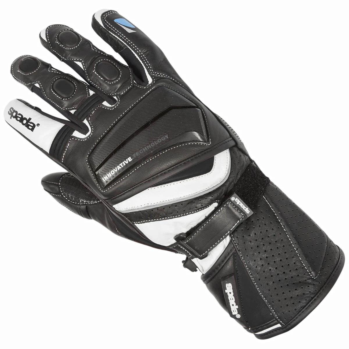 Spada Latour Vented Gloves - Black White 3 Spada Latour Vented Gloves - Black White