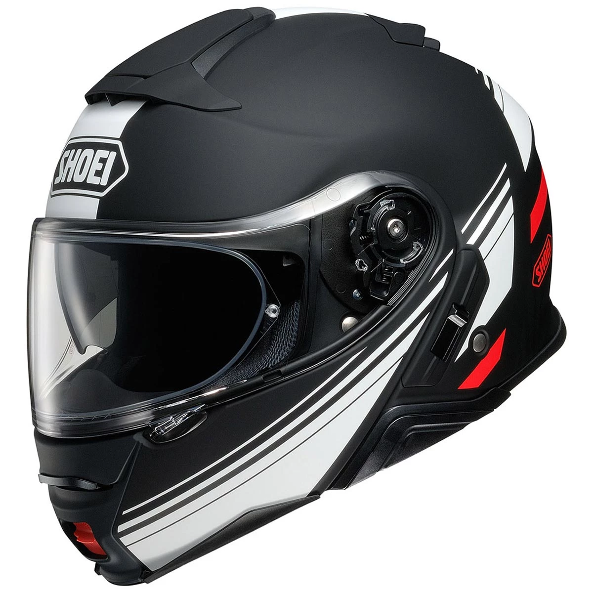 Shoei Neotec 2 Separator TC5 Helmet - Black White 3 Shoei Neotec 2 Separator TC5 Helmet - Black White