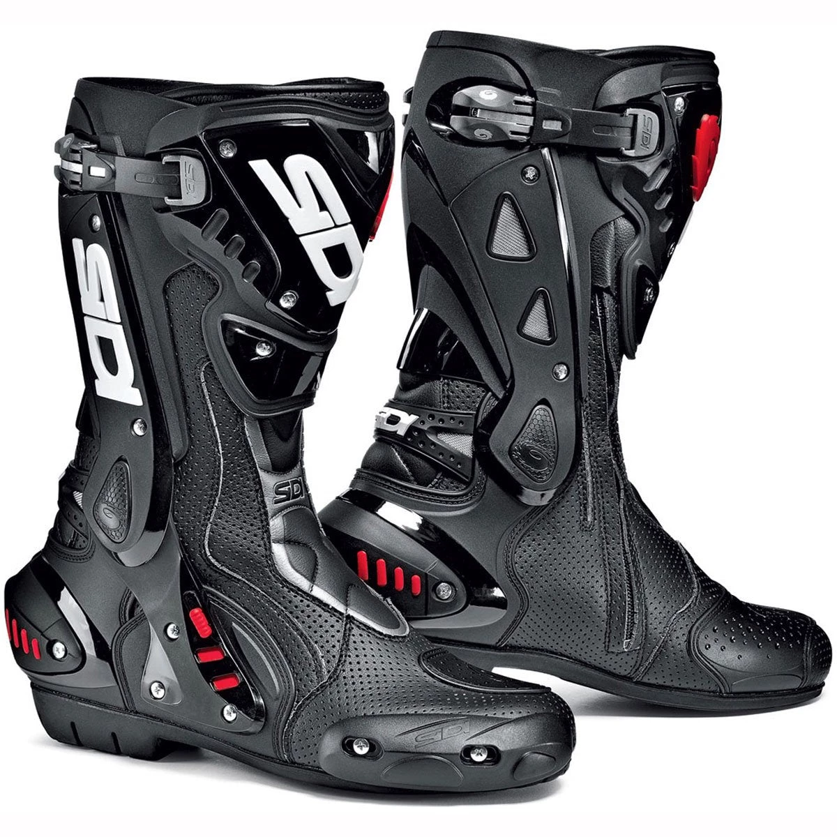 Sidi ST Air Boots - Black Red 3 Sidi ST Air Boots - Black Red
