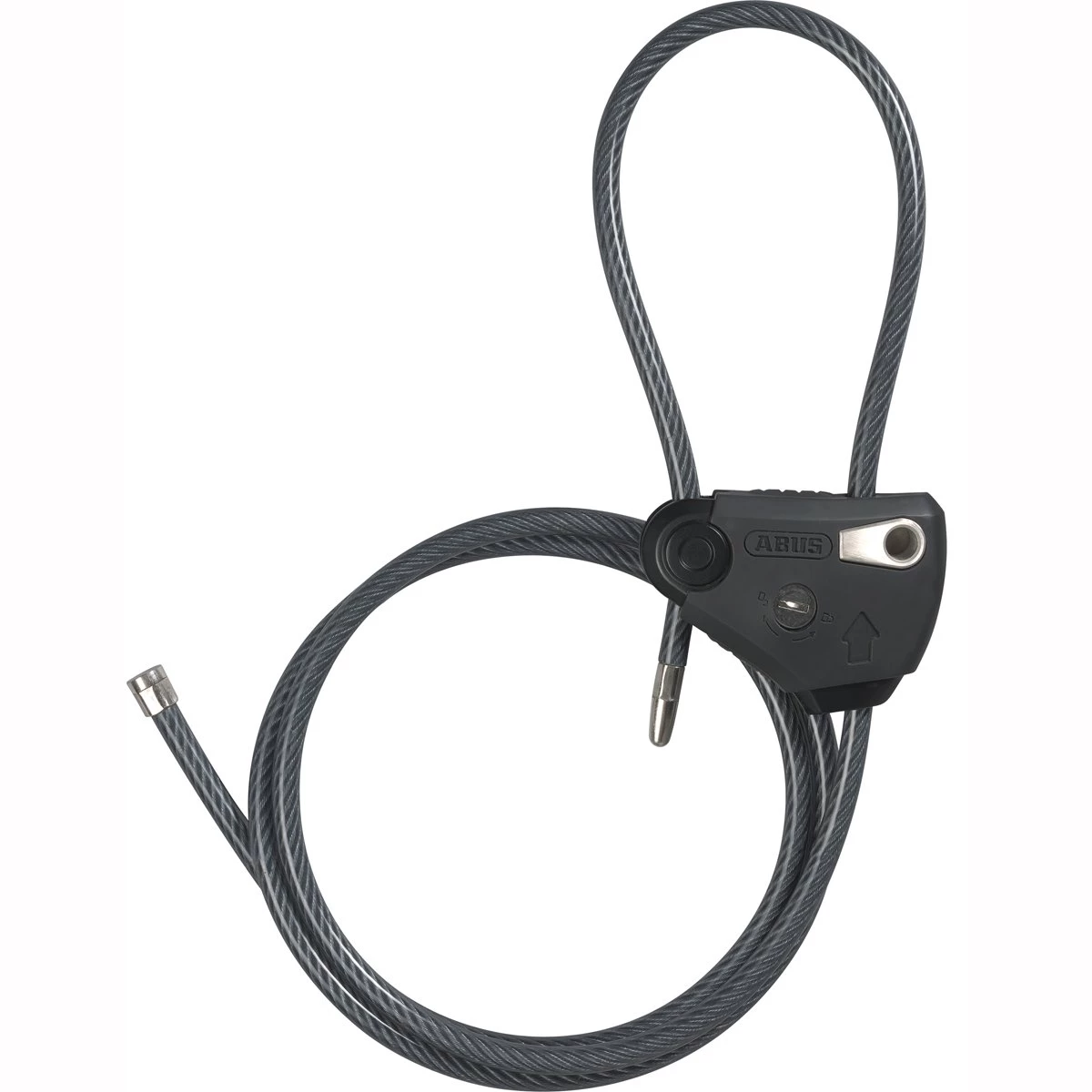 Abus Multiloop 210 Coil Lock 10mm/185cm - Black 3 Abus Multiloop 210 Coil Lock 10mm/185cm - Black