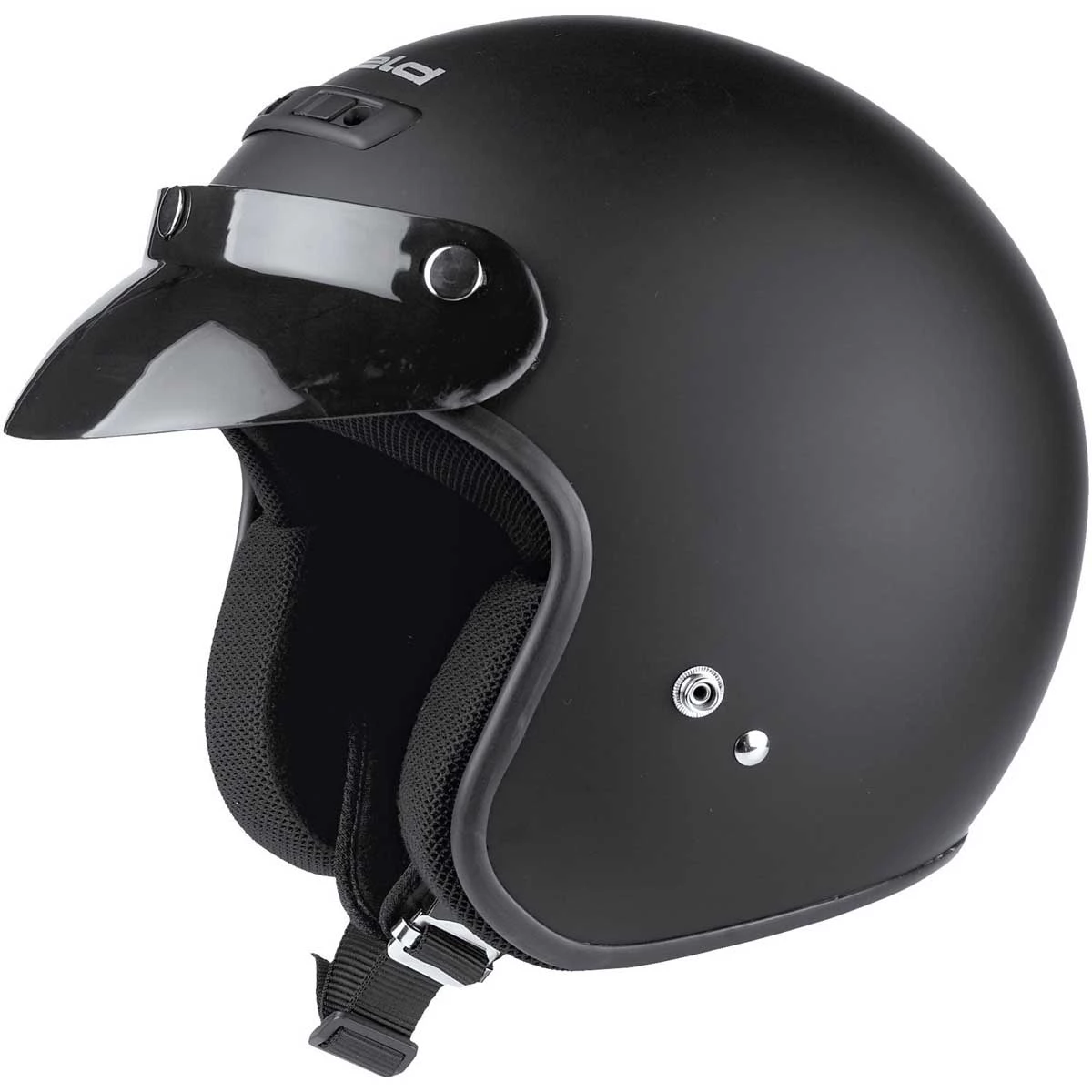 Held Rune Helmet Open-Face - Matt Black 3 Held Rune Helmet Open-Face - Matt Black