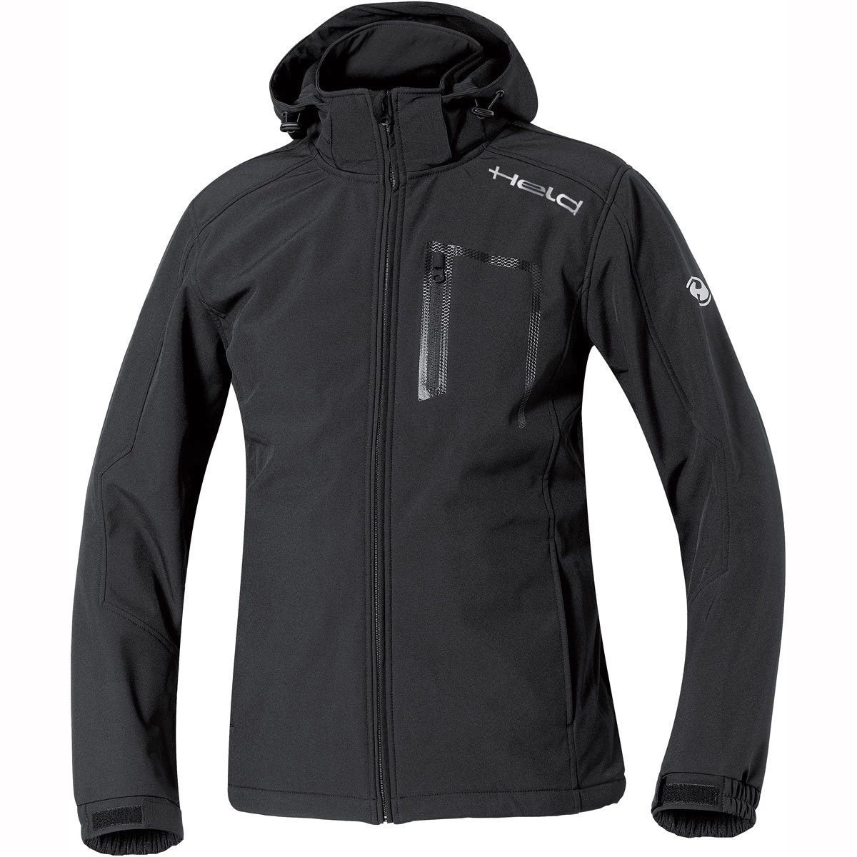 Held Hoodie Softshell Casual Jacket Mens 9490 - Black 3 Held Hoodie Softshell Casual Jacket Mens 9490 - Black