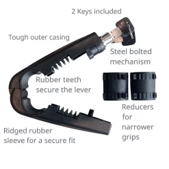 Merlin Wishaw Leather Jacket D3O - Black 14 Merlin Wishaw Leather Jacket D3O - Black -Hot Sale getgeared Shop image