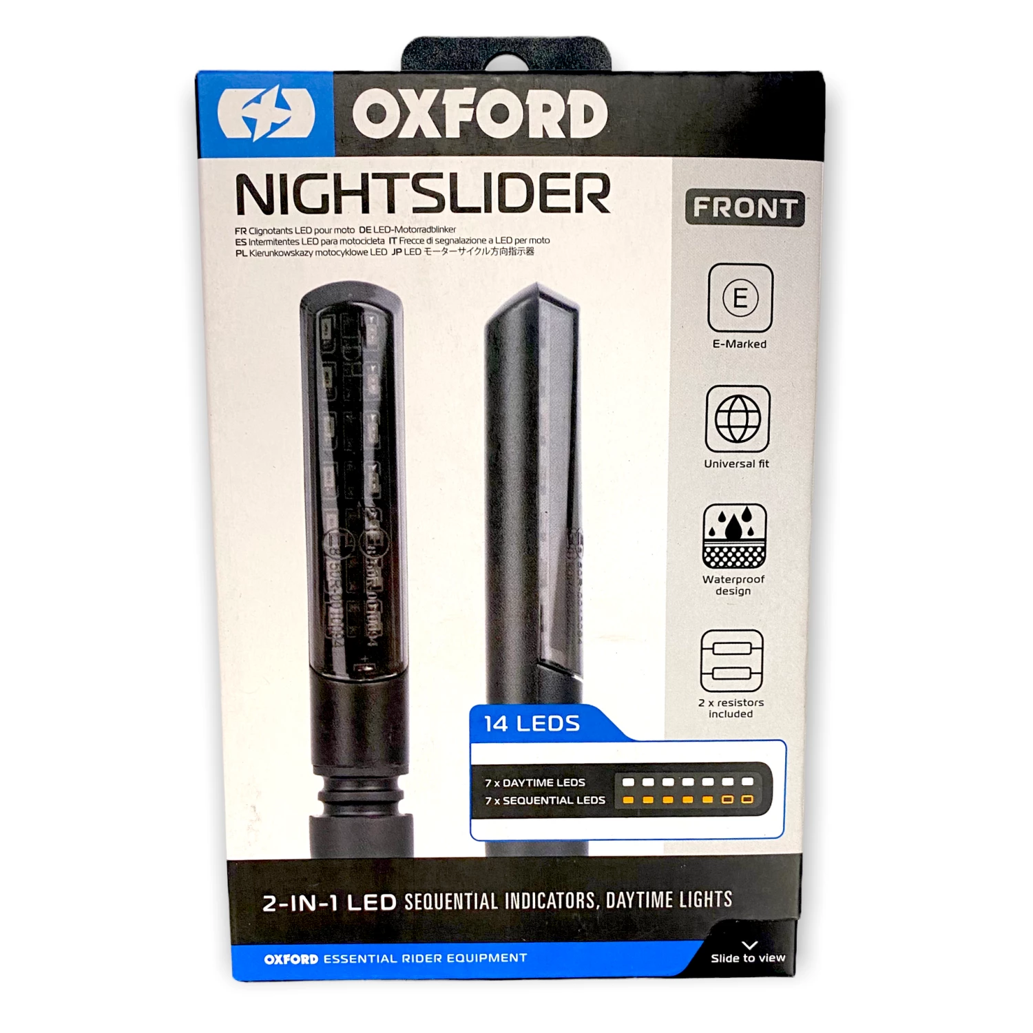 Oxford Nightslider 2-in-1 LED Indicators Front 7 Oxford Nightslider 2-in-1 LED Indicators Front - Image 5