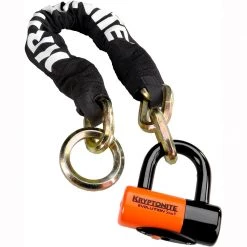 Kryptonite New York Noose with EV series 4 Disc Lock - 12mm x 130cm