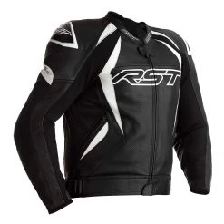 RST Tractech Evo 4 Leather Jacket CE - Black White