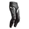 RST Tractech Evo 4 Leather Trousers CE - Black White -Hot Sale getgeared Shop md102358whid main rst tractech evo 4 leather trousers ce black white 1