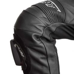 RST Tractech Evo 4 Leather Trousers CE - Black White -Hot Sale getgeared Shop md102358whid main rst tractech evo 4 leather trousers ce black white 4