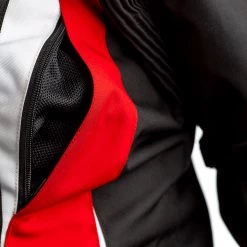 RST Tractech Evo 4 Textile Jacket CE WP - Black Red -Hot Sale getgeared Shop md102365redd main rst tractech evo 4 textile jacket ce wp black red 4