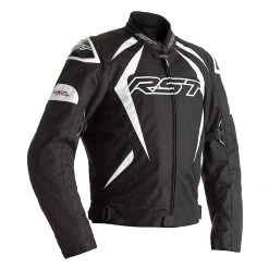 RST Tractech Evo 4 Textile Jacket CE WP - Black White