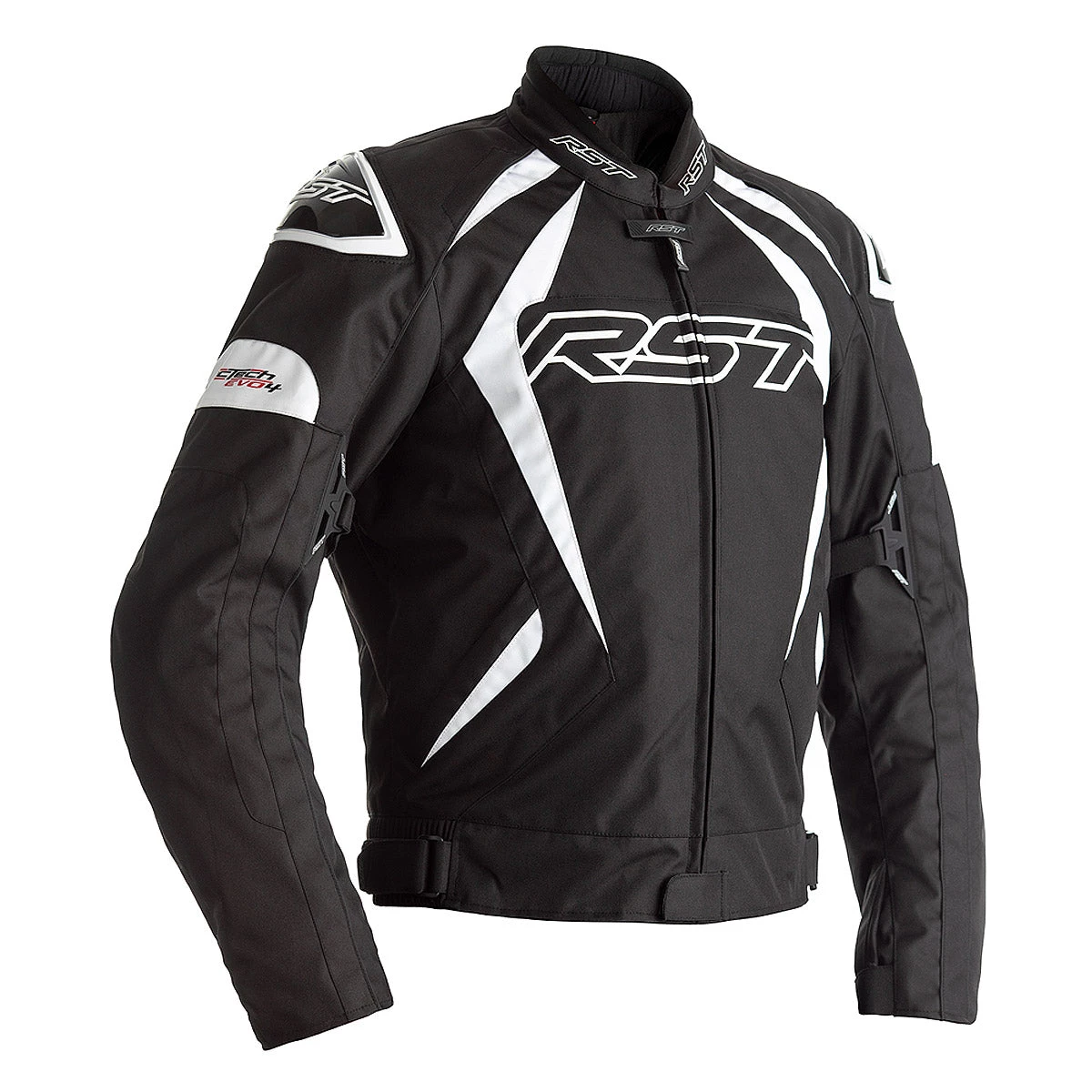 RST Tractech Evo 4 Textile Jacket CE WP - Black White 3 RST Tractech Evo 4 Textile Jacket CE WP - Black White