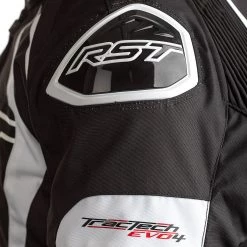 RST Tractech Evo 4 Textile Jacket CE WP - Black White 10 RST Tractech Evo 4 Textile Jacket CE WP - Black White -Hot Sale getgeared Shop md102365whid main rst tractech evo 4 textile jacket ce wp black white 3