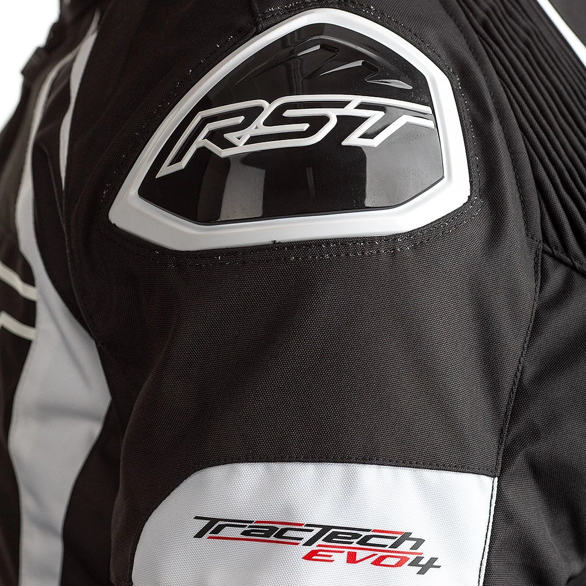RST Tractech Evo 4 Textile Jacket CE WP - Black White 5 RST Tractech Evo 4 Textile Jacket CE WP - Black White - Image 3