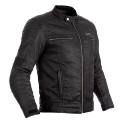 RST Brixton Wax Textile Jacket CE WP - Black